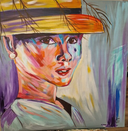 Nearly Audrey by Kerstin Cornely, 회화 for Sale on Singulart