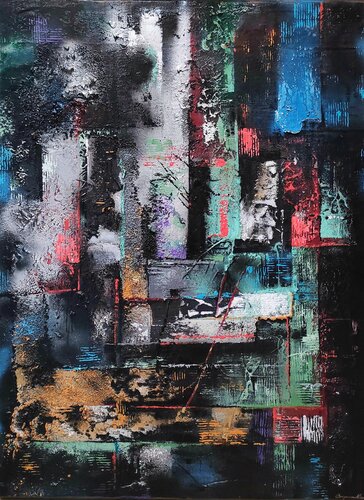 Sincronie urbane by nicoleta cimpeanu, Painting for Sale on Singulart