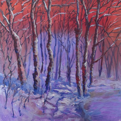 Winter Fantasy by Joylene Johnson, 絵画 for Sale on Singulart