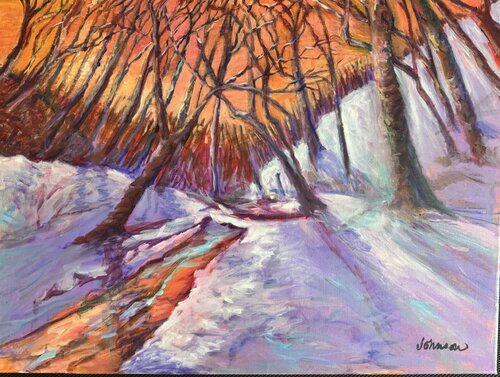Schenley Park Path von Joylene Johnson, Malerei kaufen auf Singulart