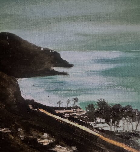 NIGHT LIGHTS, NEWPORT BEACH van Joylene Johnson, Schilderij te koop op Singulart