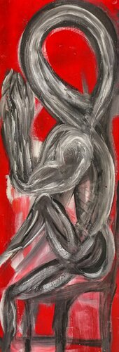 M45 Stern Affe Mensch ChewingGum by M45, Painting for Sale on Singulart
