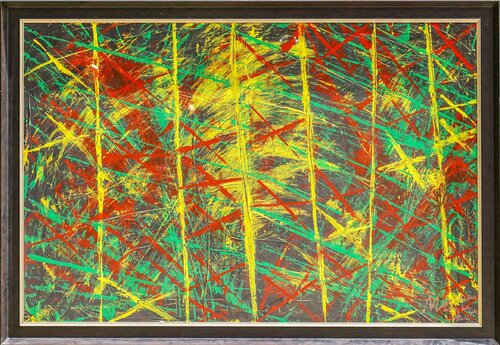 M45 Bild 004 ELEKTISCHER TANNENWALD par M45, Peinture en vente sur Singulart