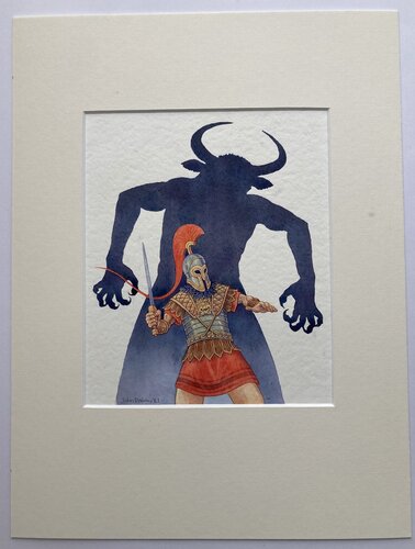A threatening presence. by John Rabou, Work on Paper for Sale on Singulart