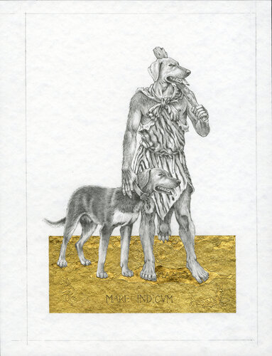 A dog's life di John Rabou, Opera su carta in vendita su Singulart