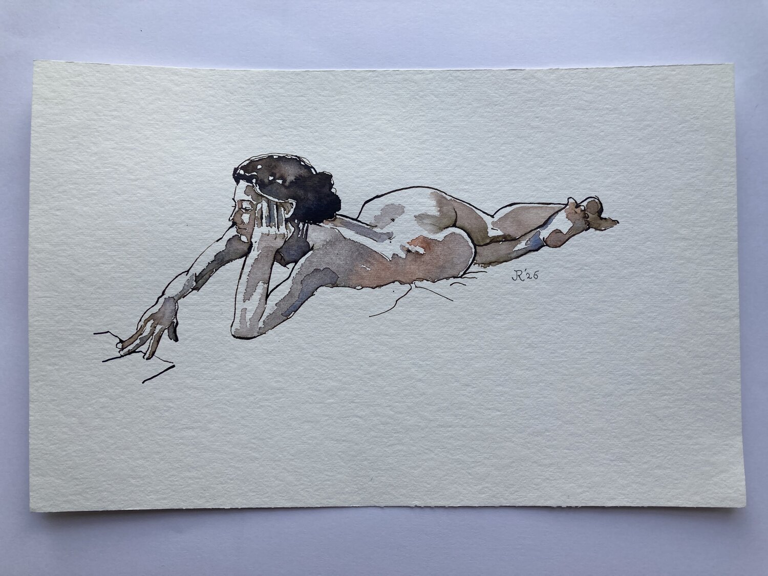 Jenny reading John Rabou