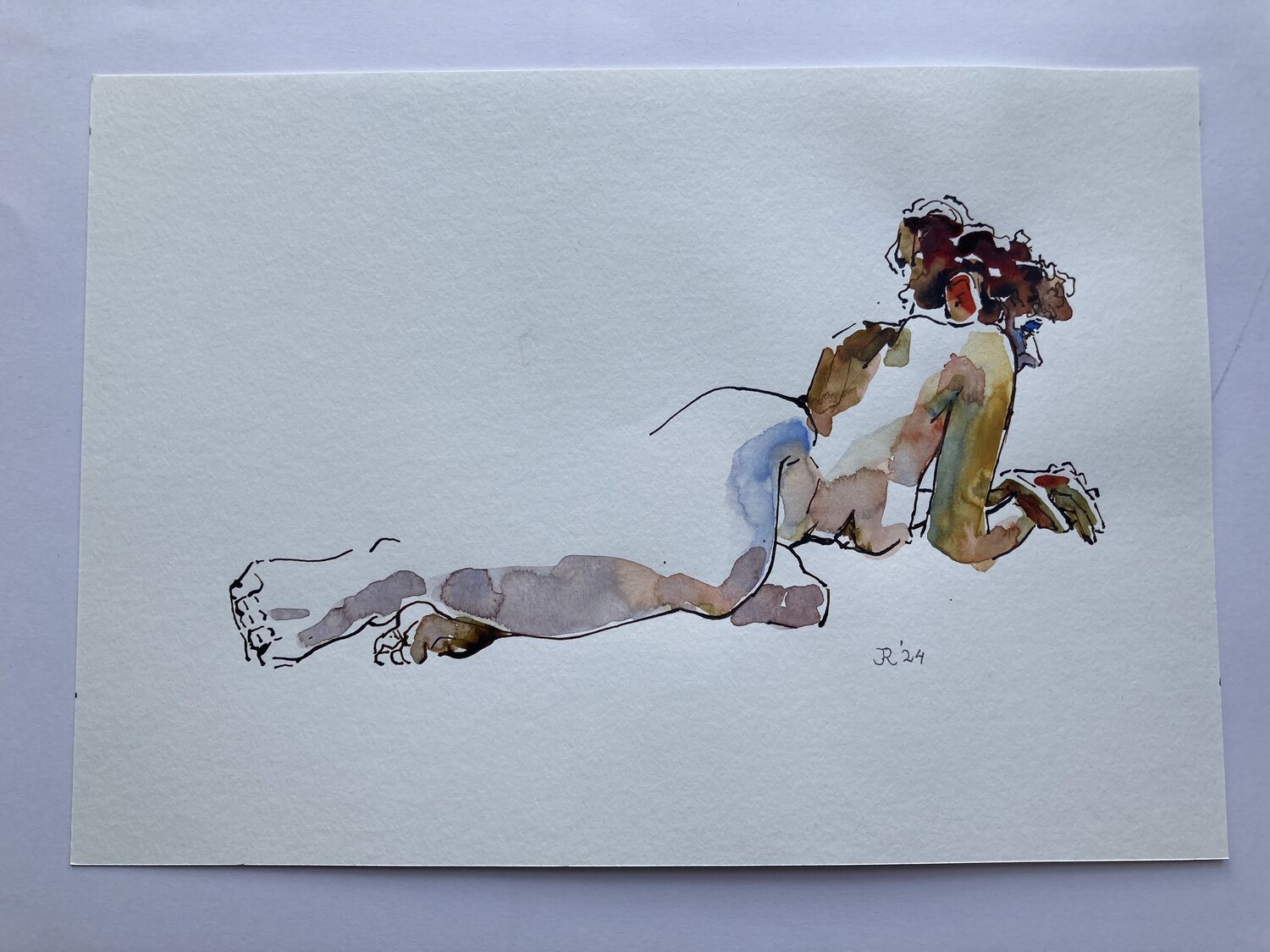 Ivonne relaxing John Rabou