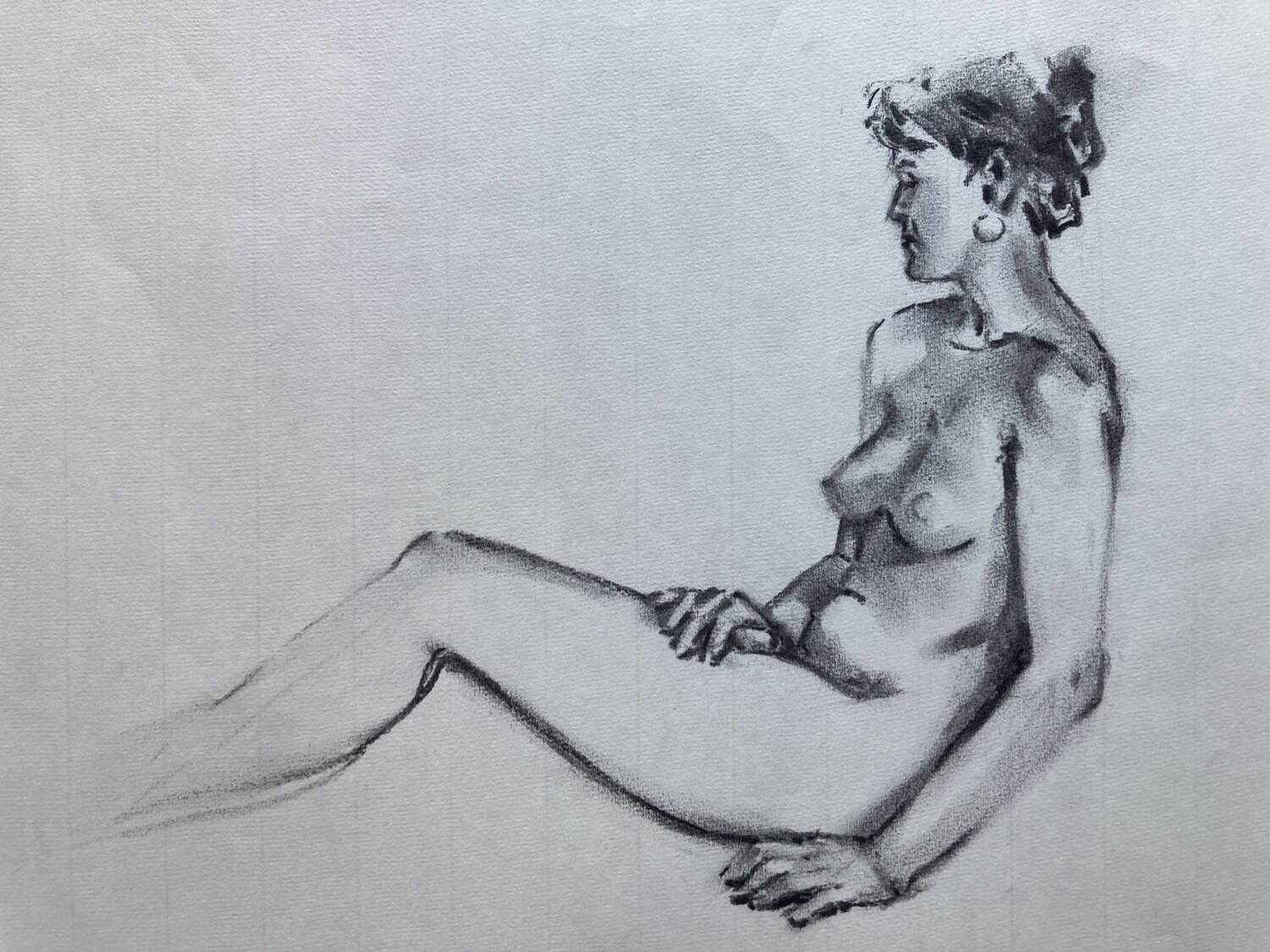 Quick study of Femke John Rabou Work on Paper for sale