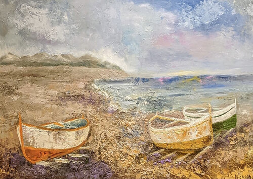 Verano del 87 by Nuria Candau Vidal, Painting for Sale on Singulart