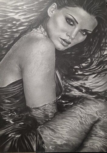 I'll get through this too by Merle Soolo, Drawing for Sale on Singulart