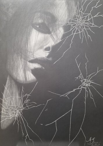 Broken de Merle Soolo, Dibujo a la venta en Singulart
