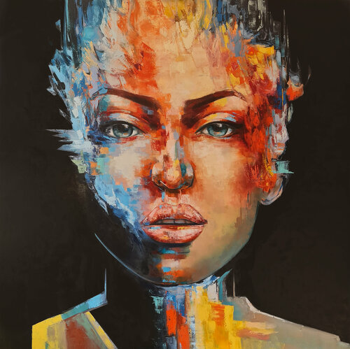 Yes I Am van Ana María Cepoi, Schilderij te koop op Singulart