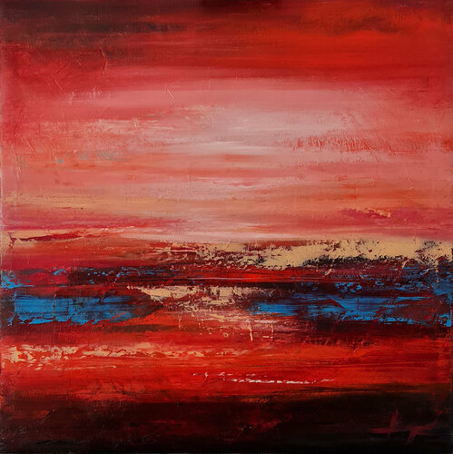 Red Mood van Ana María Cepoi, Schilderij te koop op Singulart