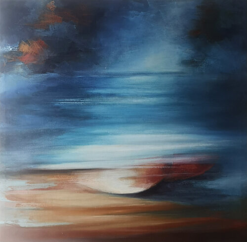 Knockin' on Heaven's Door par Ana María Cepoi, Peinture en vente sur Singulart