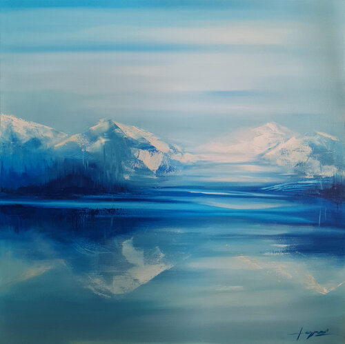 Enormity of the world par Ana María Cepoi, Peinture en vente sur Singulart