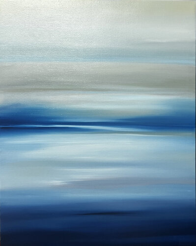 Infinity deep in Mykonos di Ana María Cepoi, Pittura in vendita su Singulart