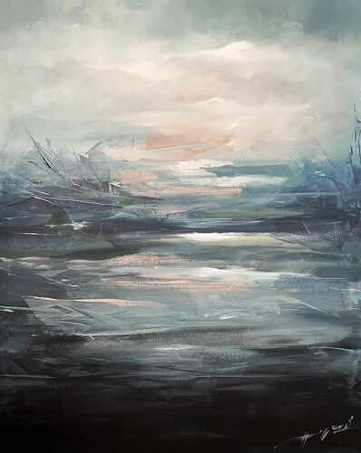 Iron Sky by Ana María Cepoi, 회화 for Sale on Singulart