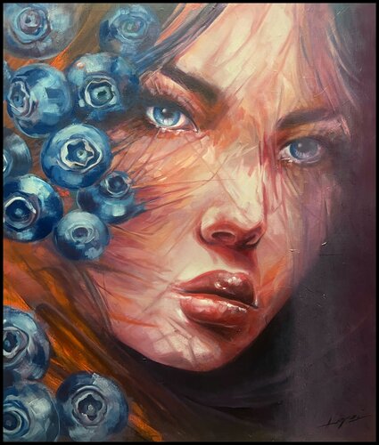 The Weight of Blue von Ana María Cepoi, Malerei kaufen auf Singulart