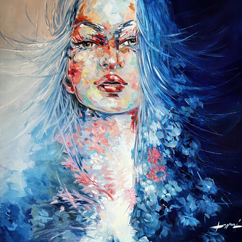 The sweet smell of spring van Ana María Cepoi, Schilderij te koop op Singulart