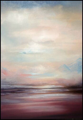 Sunset Reflections di Ana María Cepoi, Pittura in vendita su Singulart