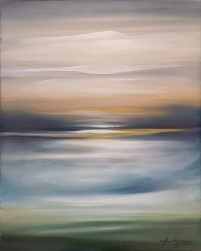 Between par Ana María Cepoi, Peinture en vente sur Singulart