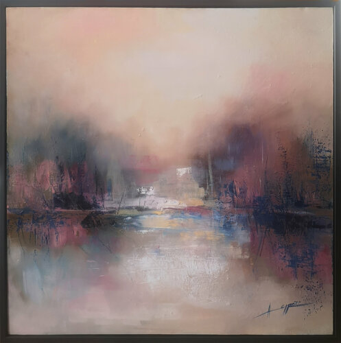 Space to breathe van Ana María Cepoi, Schilderij te koop op Singulart