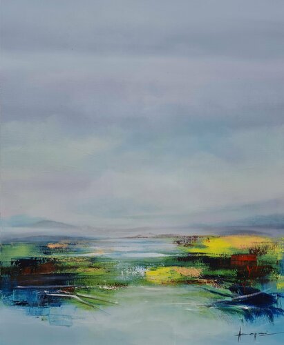Spring after winter di Ana María Cepoi, Pittura in vendita su Singulart