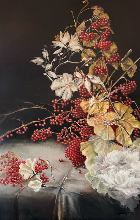 Ethereal Blooms in the Night Ana María Cepoi