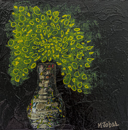 Tansy Brights by Mary Lou Jobes, Painting for Sale on Singulart