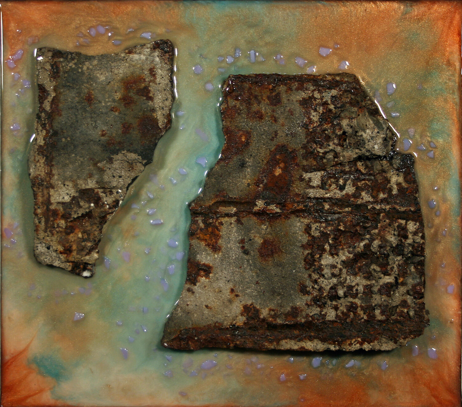 Misty Blue Denis Yanashot Sculpture for sale