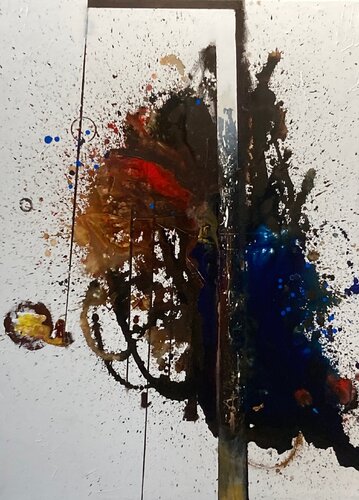 Wheelchair Descending a Staircase by Shane Hart, 絵画 for Sale on Singulart