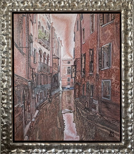 Gondelfahrt 1 par Margit Doupnik, Peinture en vente sur Singulart