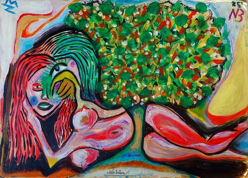 Gentle woman by Nikola Brlečić, Painting for Sale on Singulart