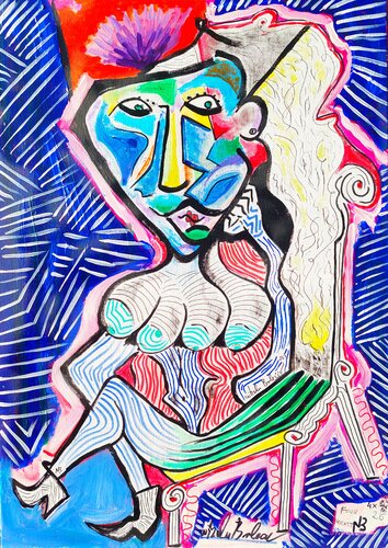 Four Breast by Nikola Brlečić, Painting for Sale on Singulart