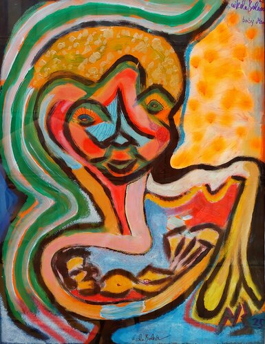 Baby man by Nikola Brlečić, Painting for Sale on Singulart