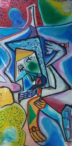 Dance on ice by Nikola Brlečić, Painting for Sale on Singulart