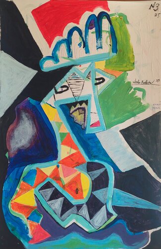 Court jester by Nikola Brlečić, Painting for Sale on Singulart