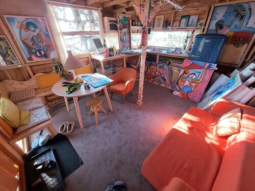 Tree house studio di Nikola Brlečić, Pittura in vendita su Singulart