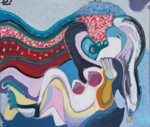 Lesbians by Nikola Brlečić, Painting for Sale on Singulart