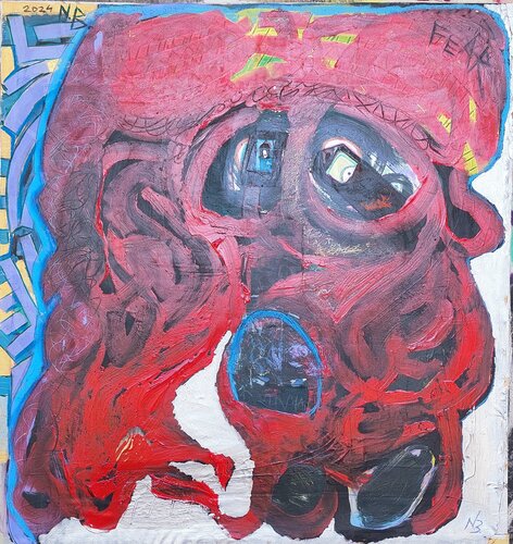 Fear van Nikola Brlečić, Schilderij te koop op Singulart