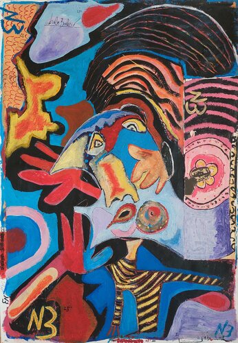 Sharing love de Nikola Brlečić, Pintura a la venta en Singulart
