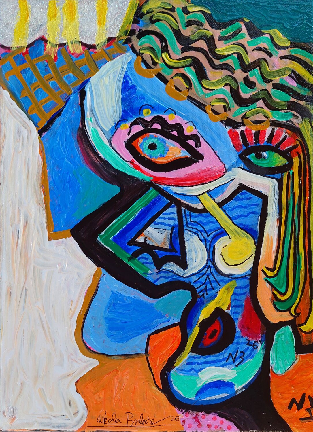 Untitled Nikola Brlečić Originalgemälde zu verkaufen