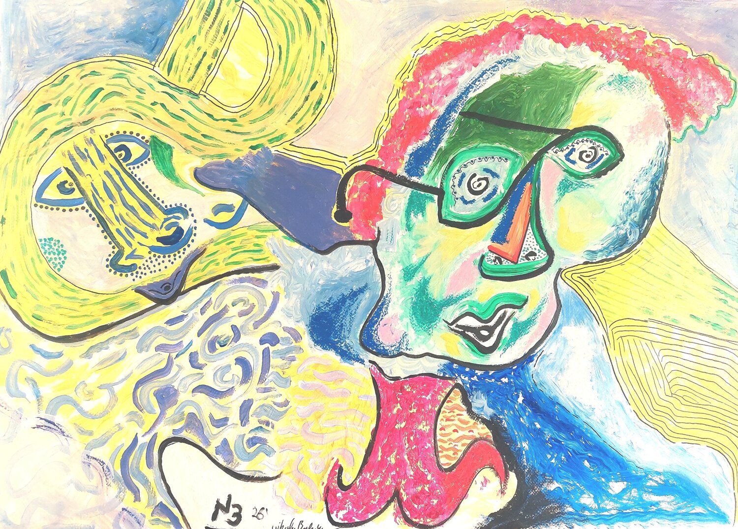 Untitled Nikola Brlečić Peinture originale à vendre