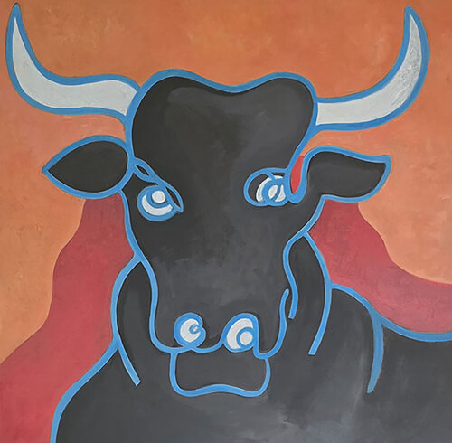 Touro by Margarida de Araújo, Painting for Sale on Singulart
