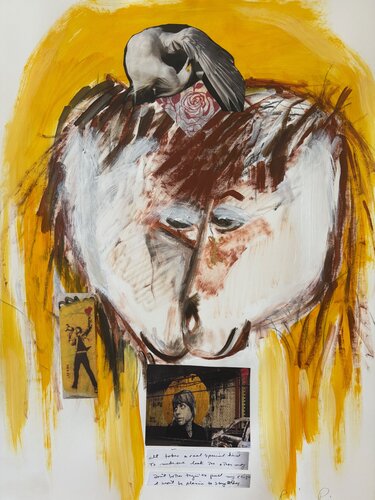 Feathered Heart by Reine River, Painting for Sale on Singulart