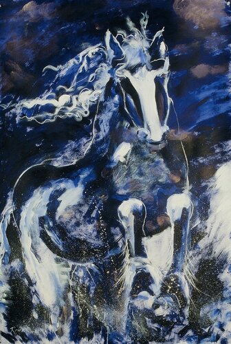 Out of the Blue by Reine River, Painting for Sale on Singulart