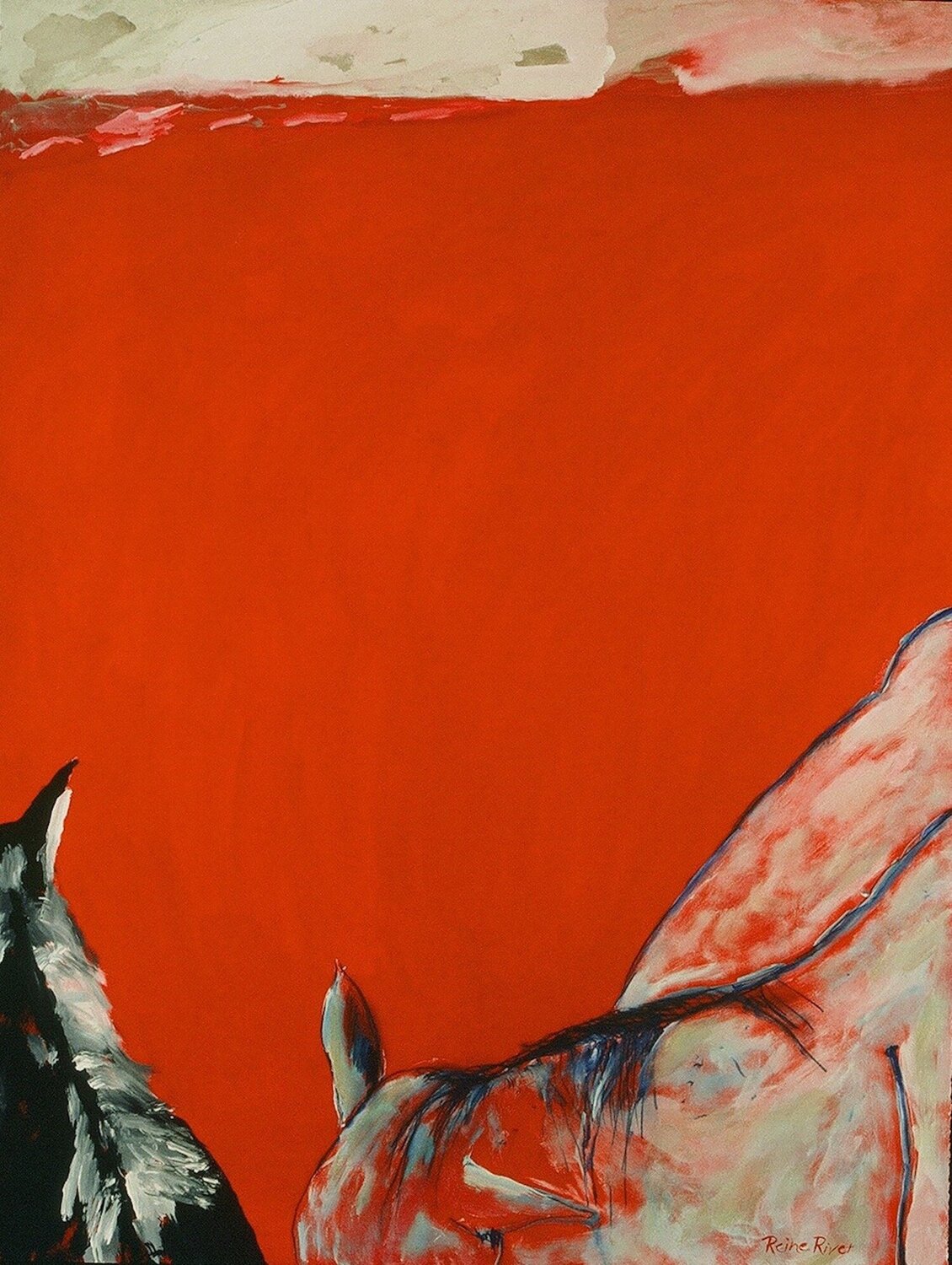 Je Te Suive Reine River Peinture originale à vendre