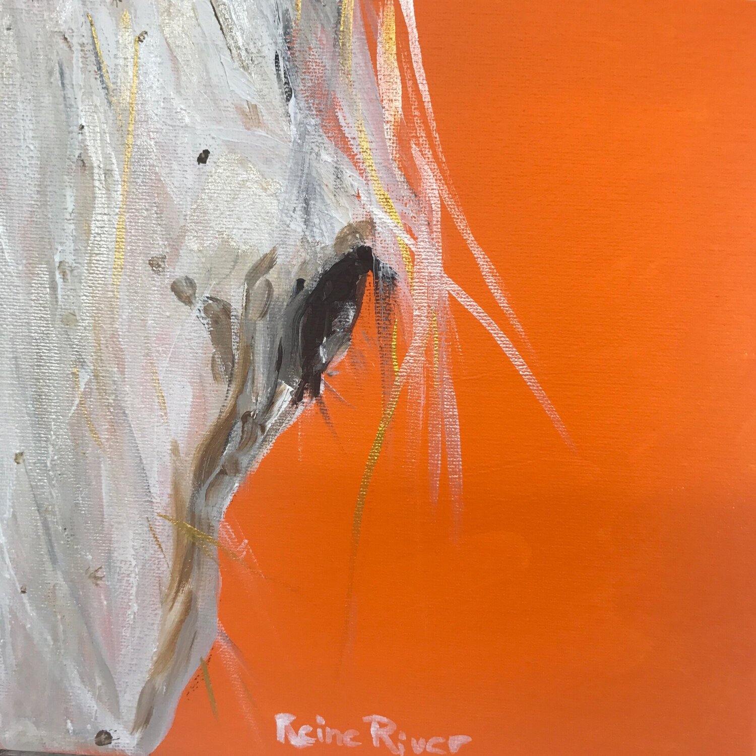 Summer Day Reine River Original painting for sale