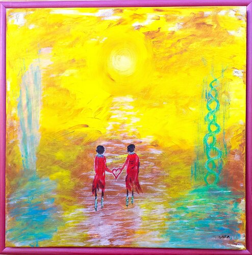 chemin d'espérance by Marie-helene sara Simon, Painting for Sale on Singulart