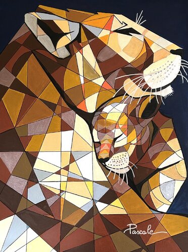 Tendresse sauvage by Pascale Haeberle Rinck, Painting for Sale on Singulart